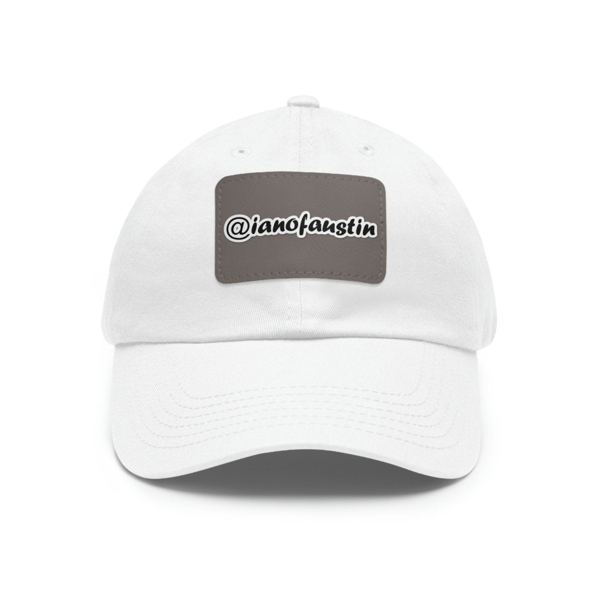 🧢 @ianofaustin Signature Logo Hat with Leather Patch #ianofaustin - Hats | ShirtyAgents