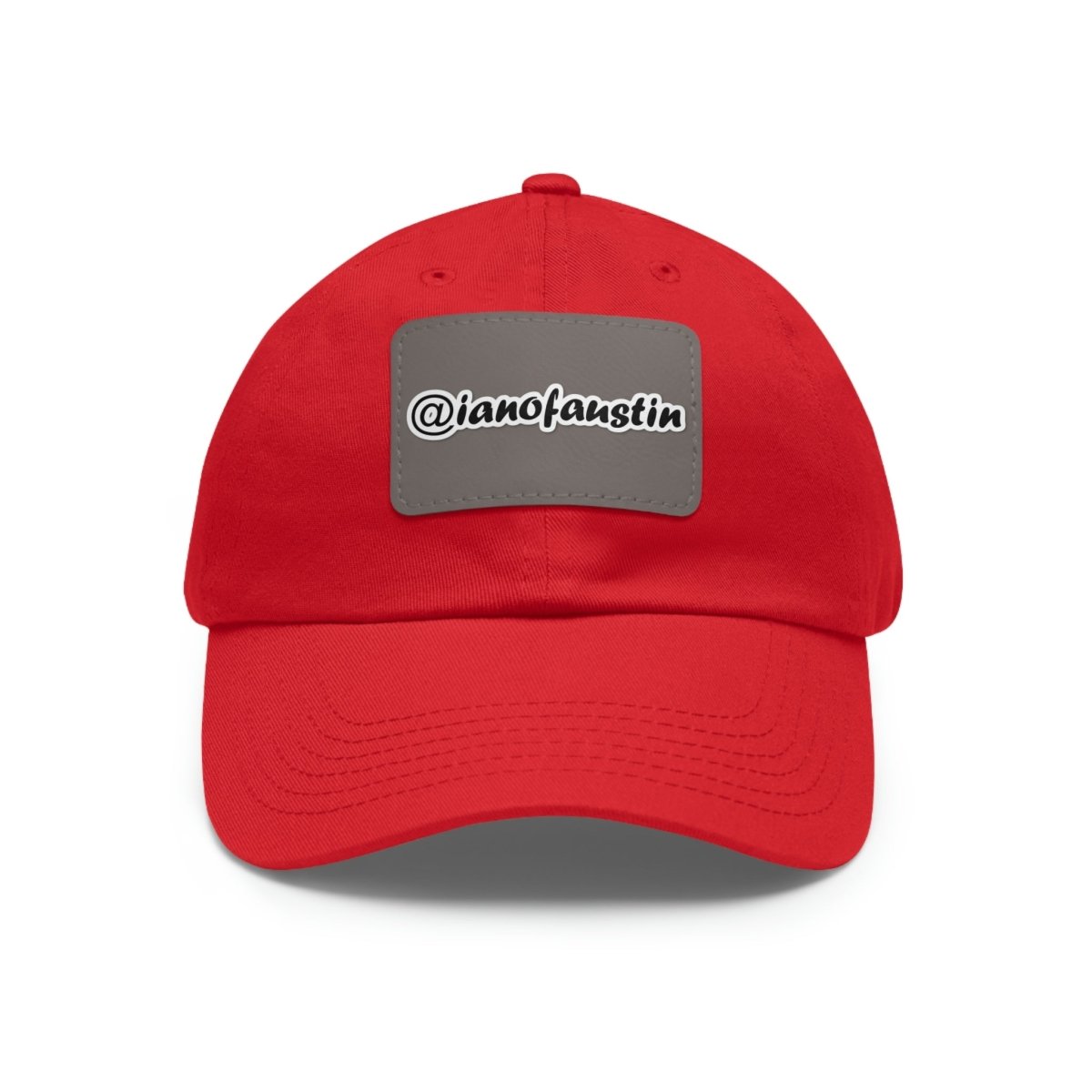 🧢 @ianofaustin Signature Logo Hat with Leather Patch #ianofaustin - Hats | ShirtyAgents