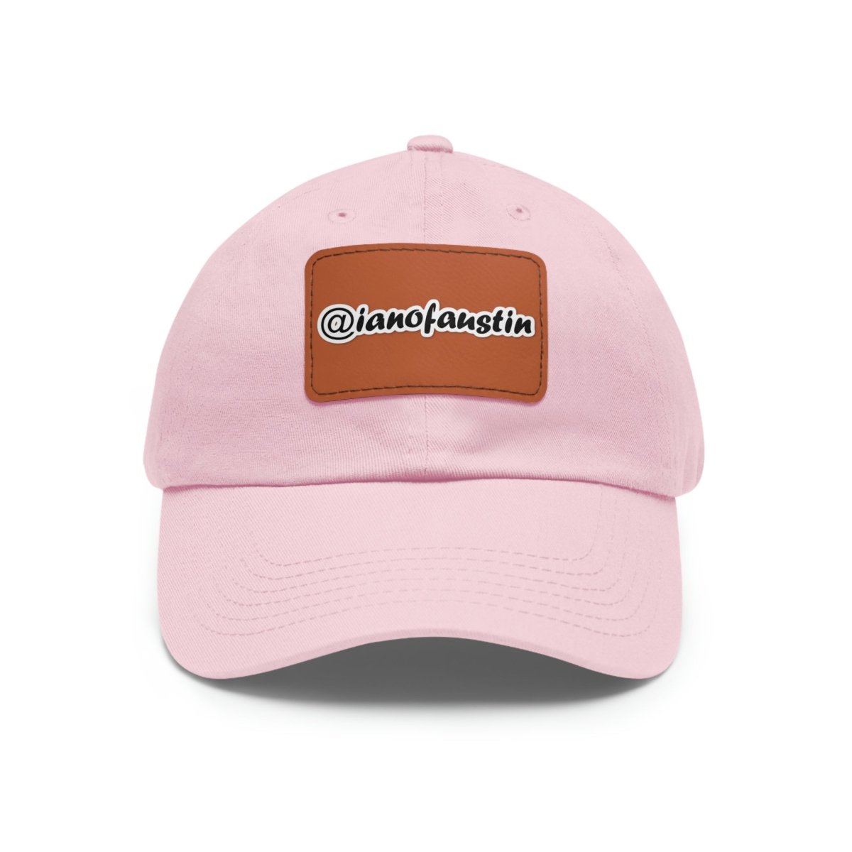 🧢 @ianofaustin Signature Logo Hat with Leather Patch #ianofaustin - Hats | ShirtyAgents