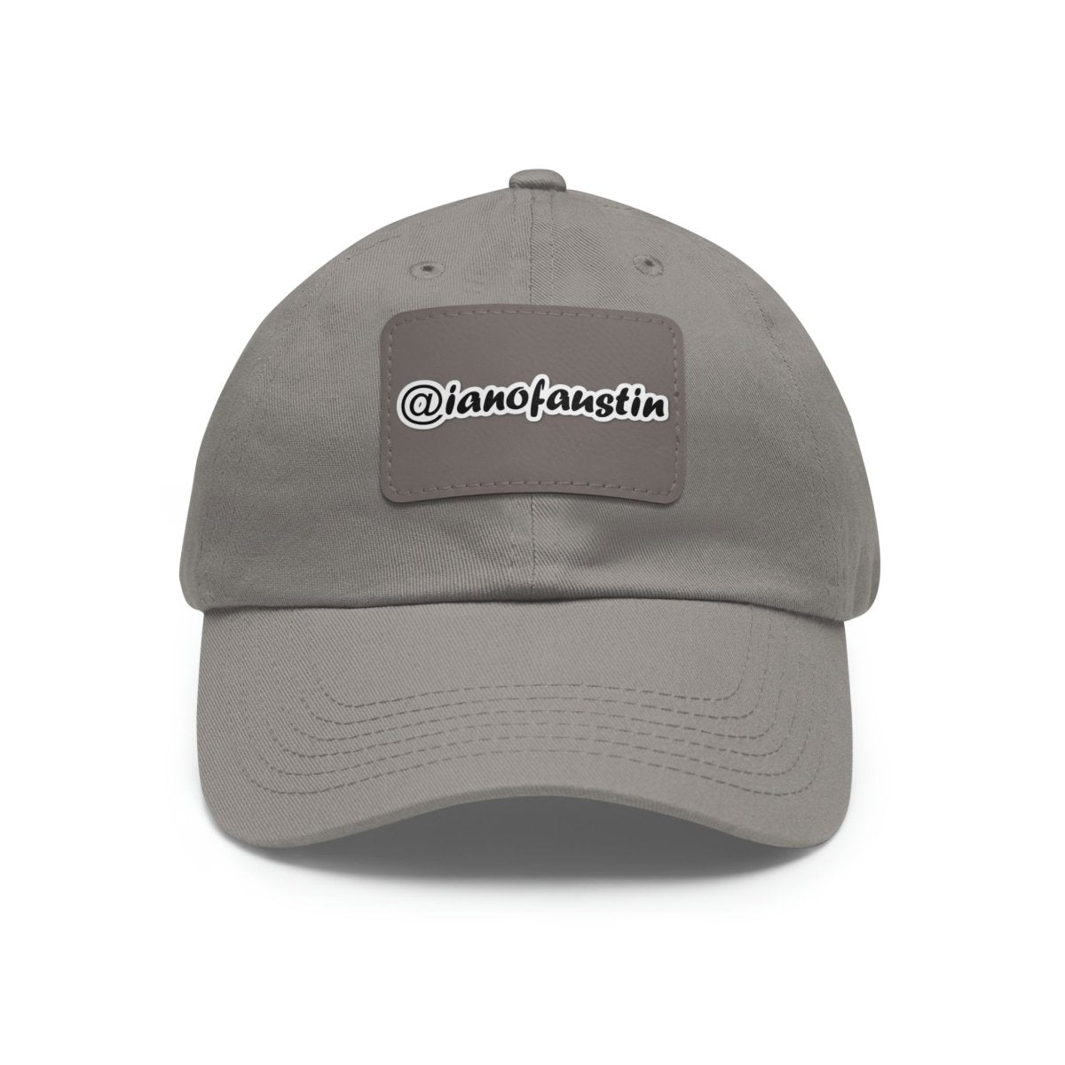 🧢 @ianofaustin Signature Logo Hat with Leather Patch #ianofaustin - Hats | ShirtyAgents