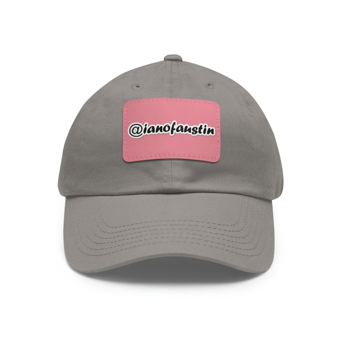 🧢 @ianofaustin Signature Logo Hat with Leather Patch #ianofaustin - Hats | ShirtyAgents
