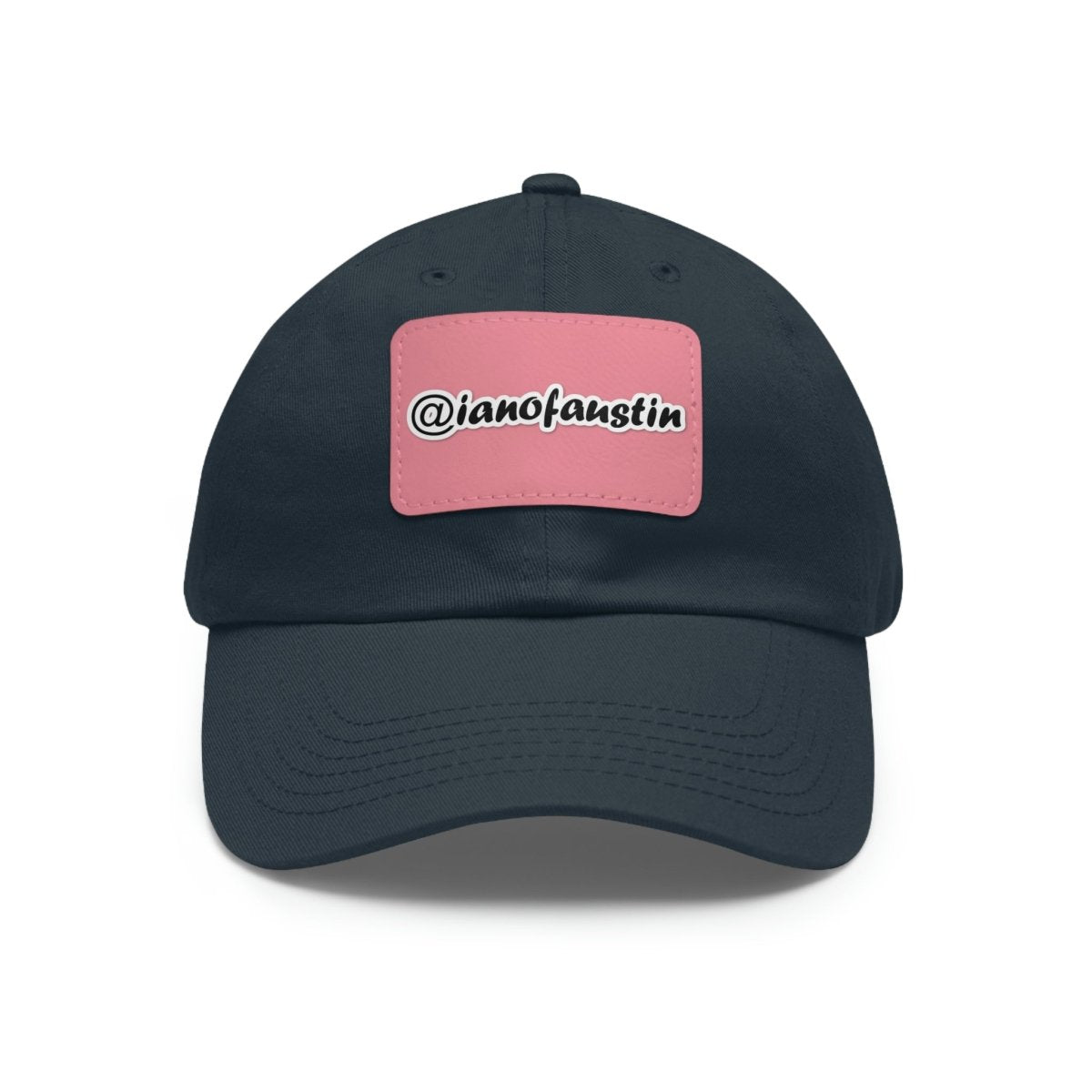 🧢 @ianofaustin Signature Logo Hat with Leather Patch #ianofaustin - Hats | ShirtyAgents