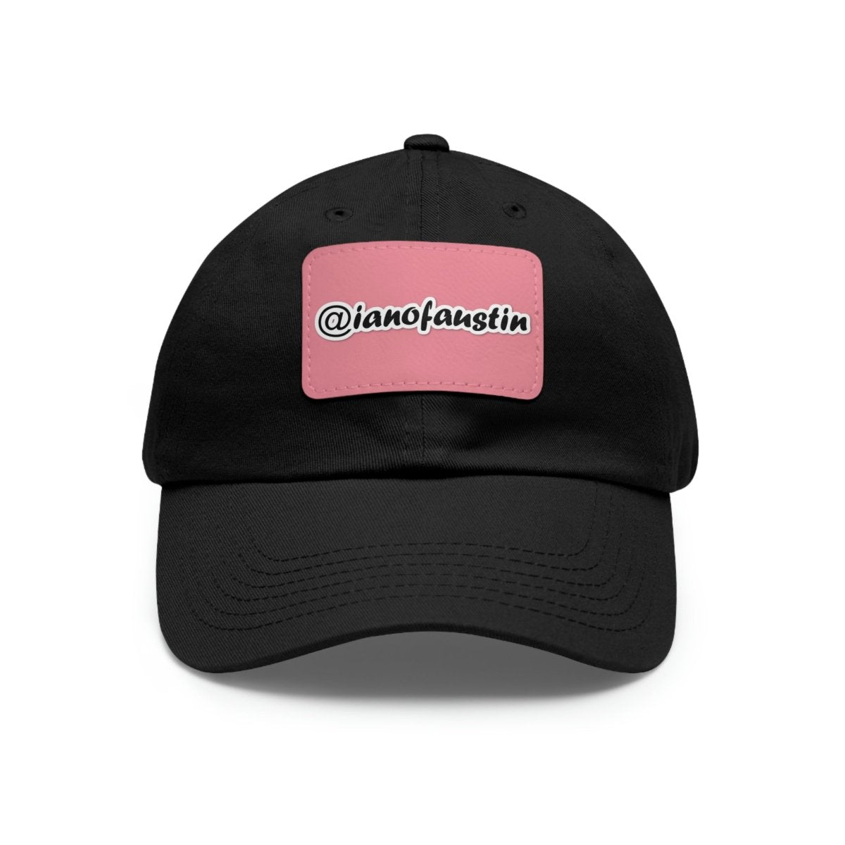 🧢 @ianofaustin Signature Logo Hat with Leather Patch #ianofaustin - Hats | ShirtyAgents