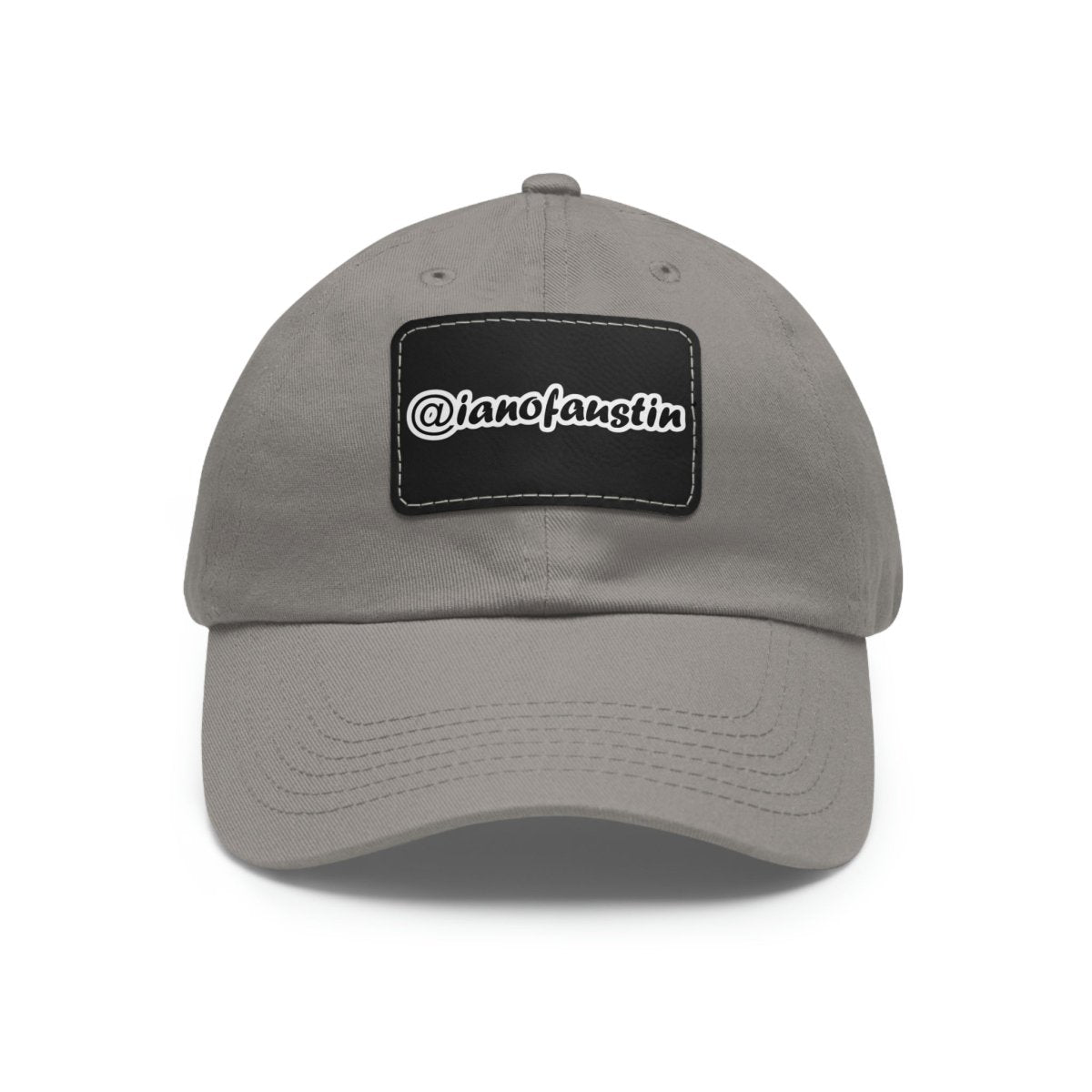 🧢 @ianofaustin Signature Logo Hat with Leather Patch #ianofaustin - Hats | ShirtyAgents