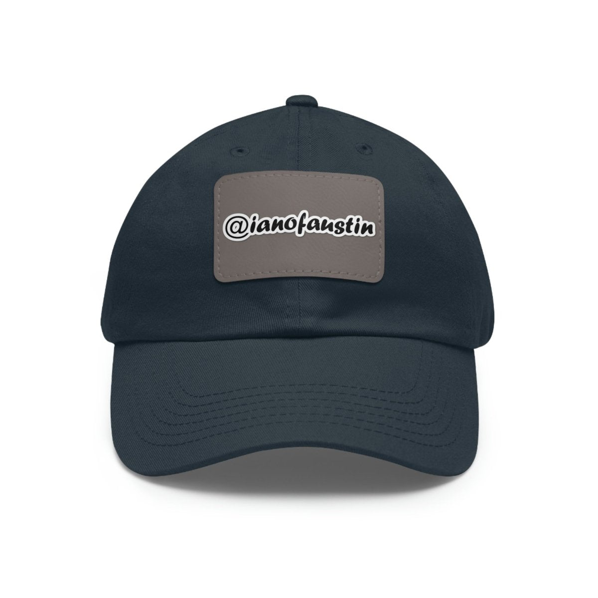 🧢 @ianofaustin Signature Logo Hat with Leather Patch #ianofaustin - Hats | ShirtyAgents