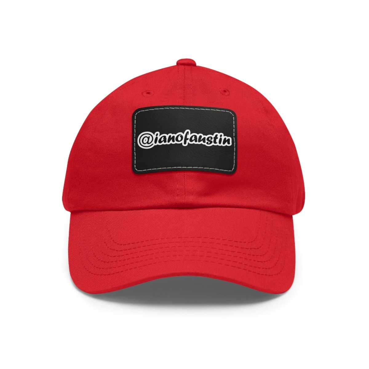 🧢 @ianofaustin Signature Logo Hat with Leather Patch #ianofaustin - Hats | ShirtyAgents
