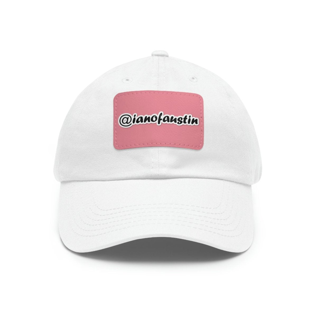 🧢 @ianofaustin Signature Logo Hat with Leather Patch #ianofaustin - Hats | ShirtyAgents