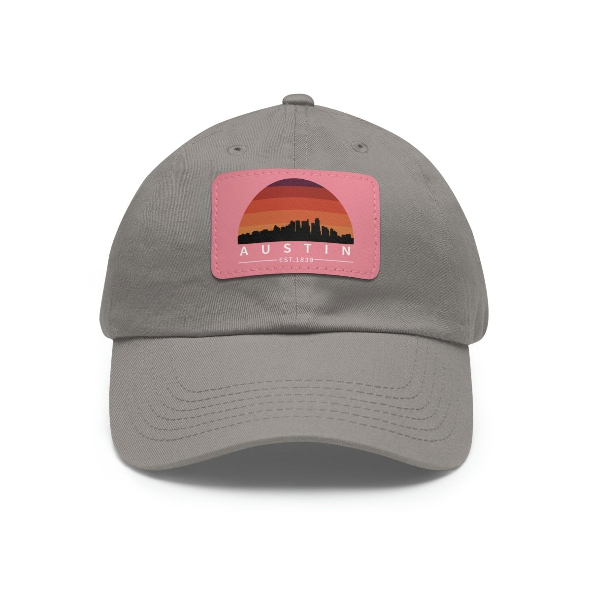 Austin Established Retro Sunset Hat with Leather Patch - Hats | ShirtyAgents