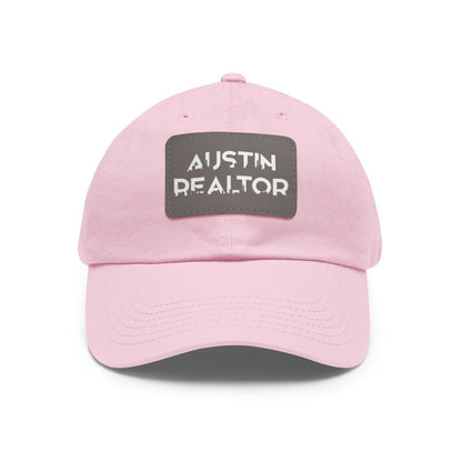 Austin Realtor Skyline Hat with Leather Patch - Hats | ShirtyAgents