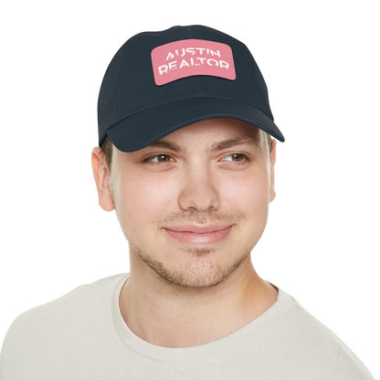 Austin Realtor Skyline Hat with Leather Patch - Hats | ShirtyAgents