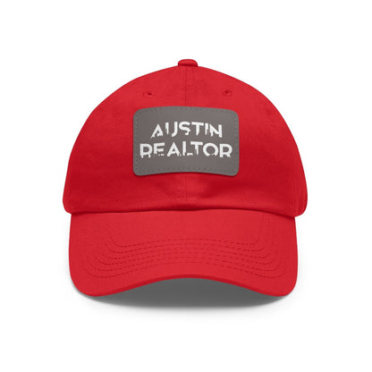Austin Realtor Skyline Hat with Leather Patch - Hats | ShirtyAgents
