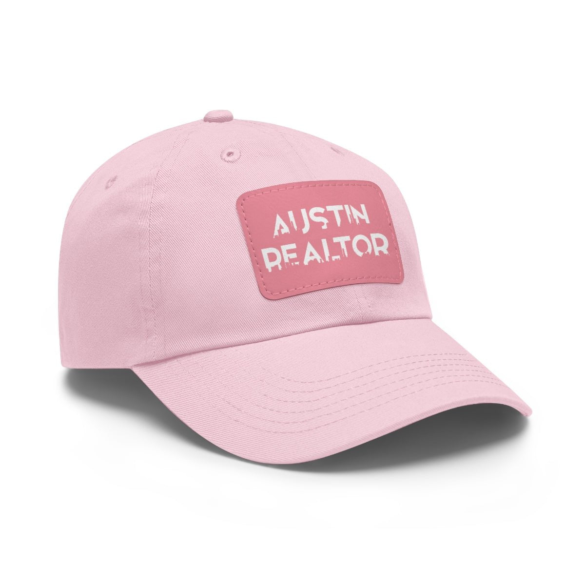 Austin Realtor Skyline Hat with Leather Patch - Hats | ShirtyAgents