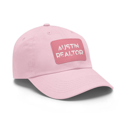 Austin Realtor Skyline Hat with Leather Patch - Hats | ShirtyAgents