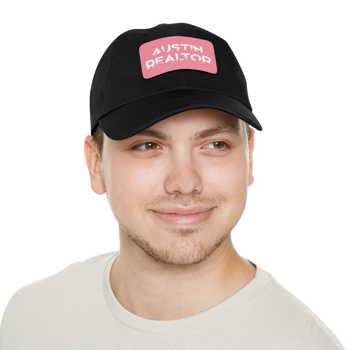 Austin Realtor Skyline Hat with Leather Patch - Hats | ShirtyAgents