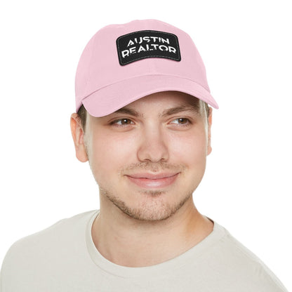 Austin Realtor Skyline Hat with Leather Patch - Hats | ShirtyAgents