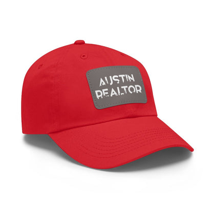 Austin Realtor Skyline Hat with Leather Patch - Hats | ShirtyAgents
