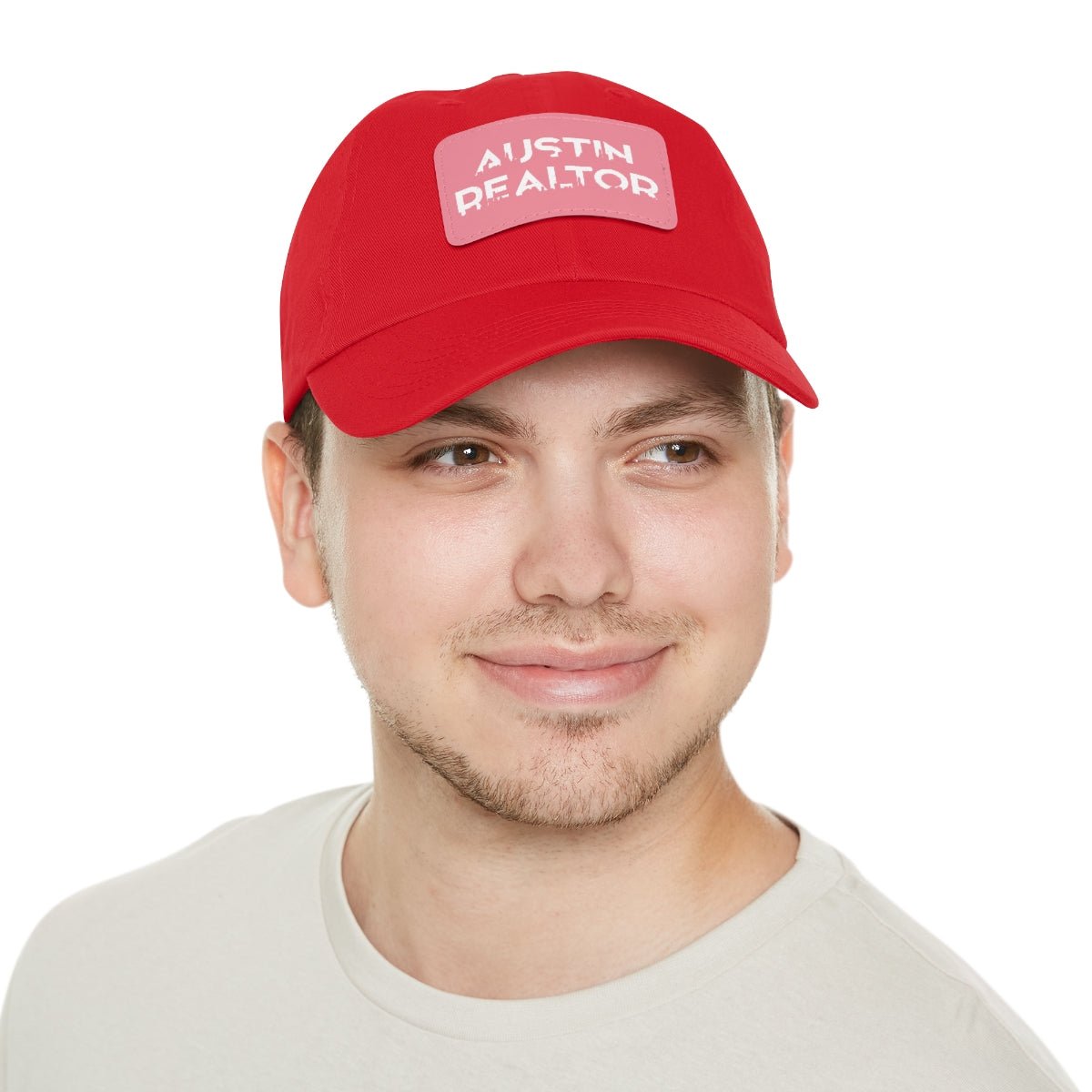 Austin Realtor Skyline Hat with Leather Patch - Hats | ShirtyAgents