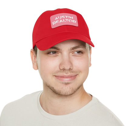 Austin Realtor Skyline Hat with Leather Patch - Hats | ShirtyAgents