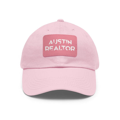 Austin Realtor Skyline Hat with Leather Patch - Hats | ShirtyAgents