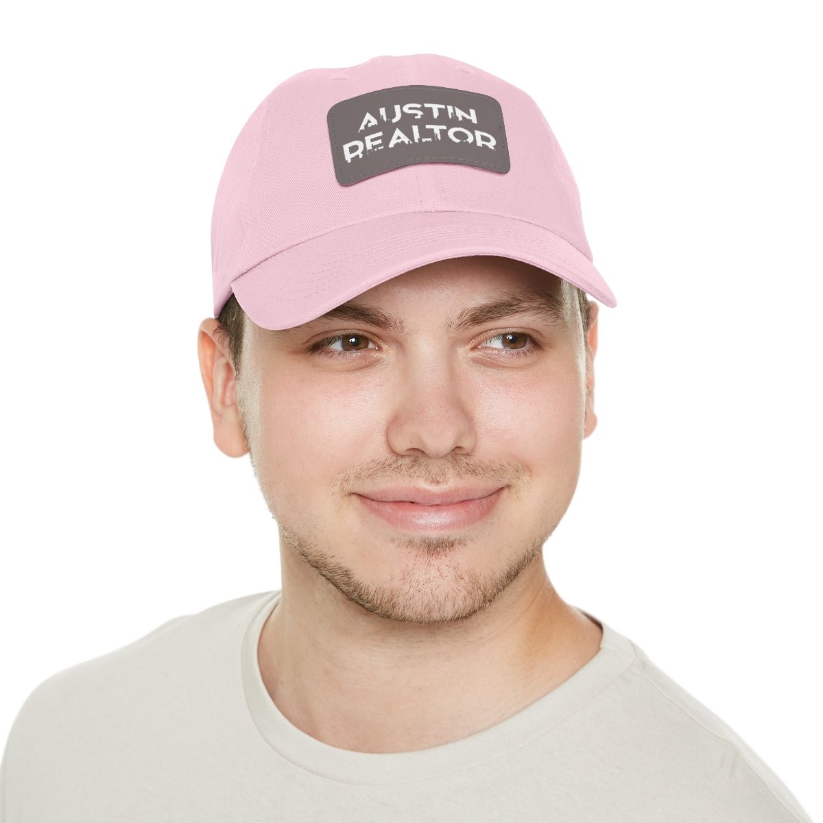 Austin Realtor Skyline Hat with Leather Patch - Hats | ShirtyAgents
