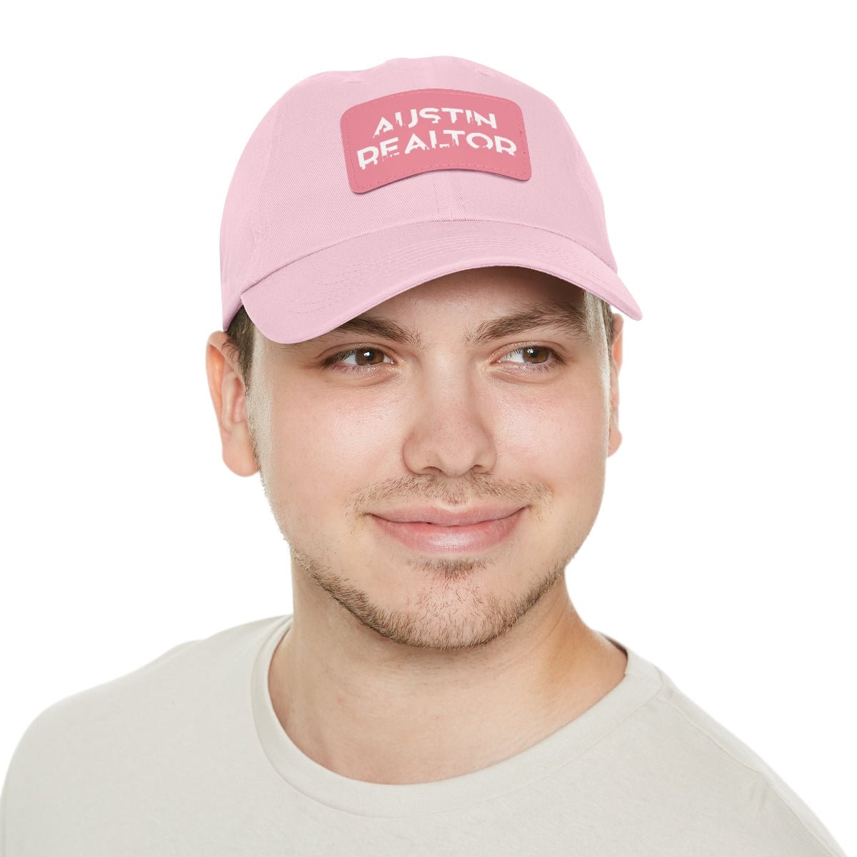 Austin Realtor Skyline Hat with Leather Patch - Hats | ShirtyAgents