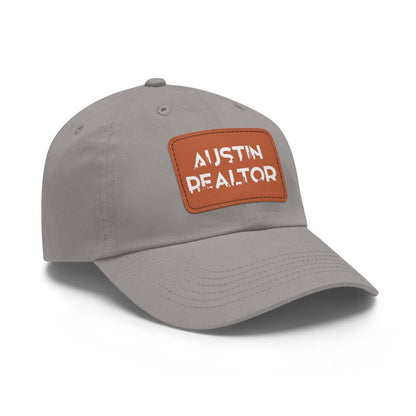 Austin Realtor Skyline Hat with Leather Patch - Hats | ShirtyAgents
