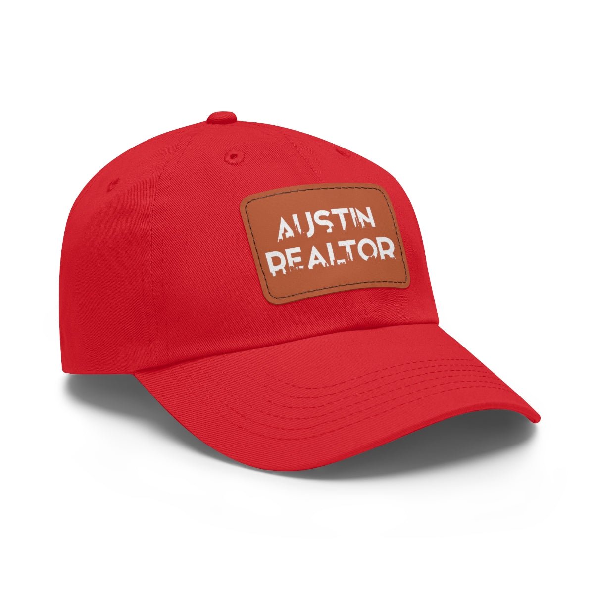 Austin Realtor Skyline Hat with Leather Patch - Hats | ShirtyAgents