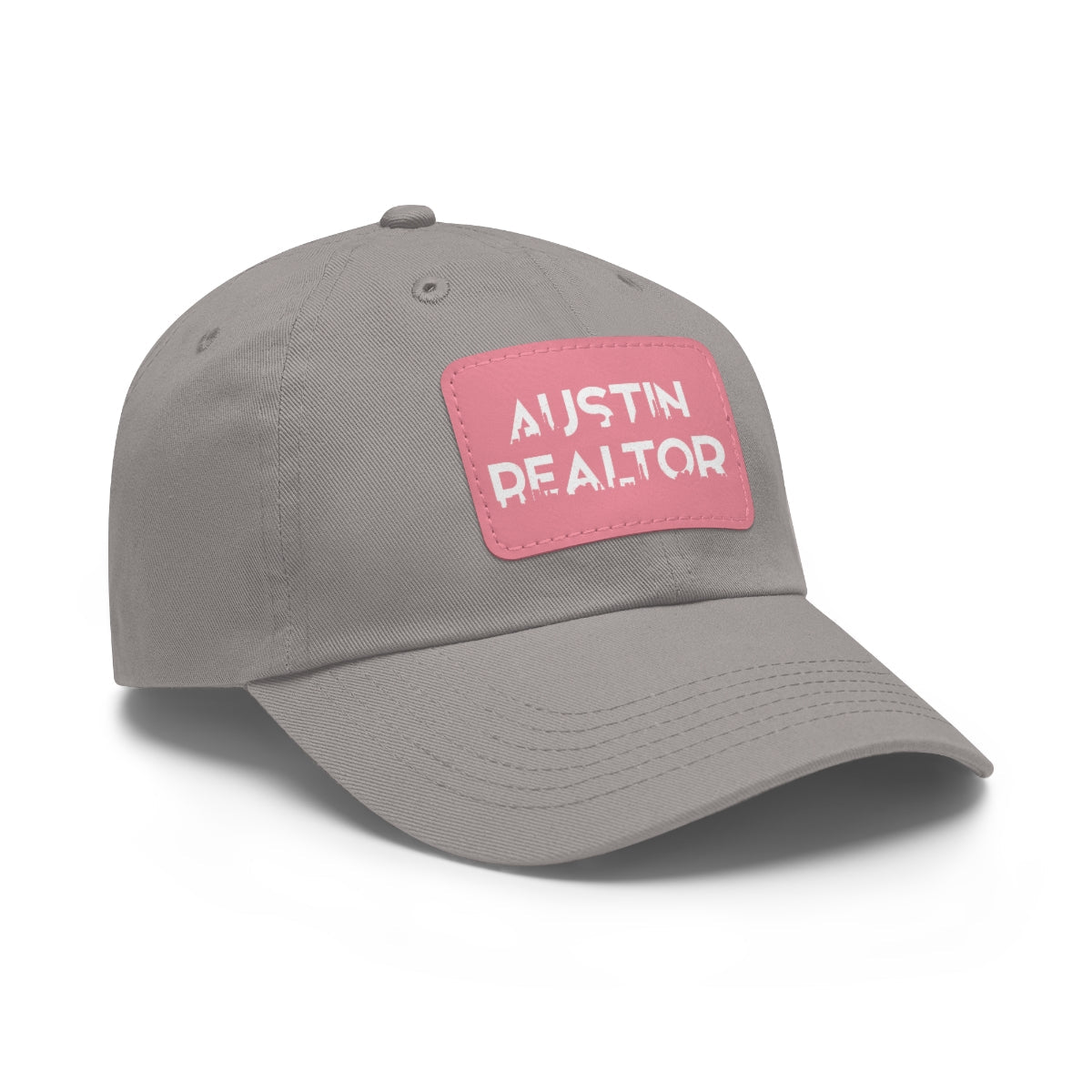 Austin Realtor Skyline Hat with Leather Patch - Hats | ShirtyAgents