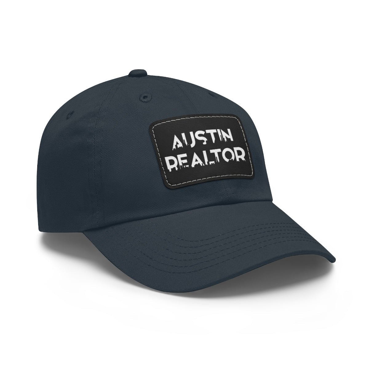 Austin Realtor Skyline Hat with Leather Patch - Hats | ShirtyAgents