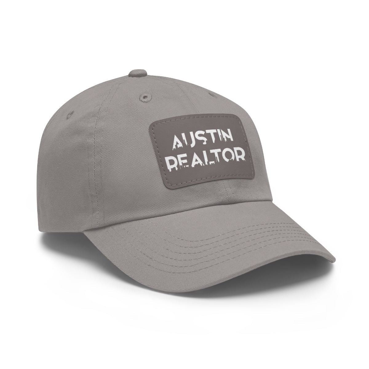 Austin Realtor Skyline Hat with Leather Patch - Hats | ShirtyAgents