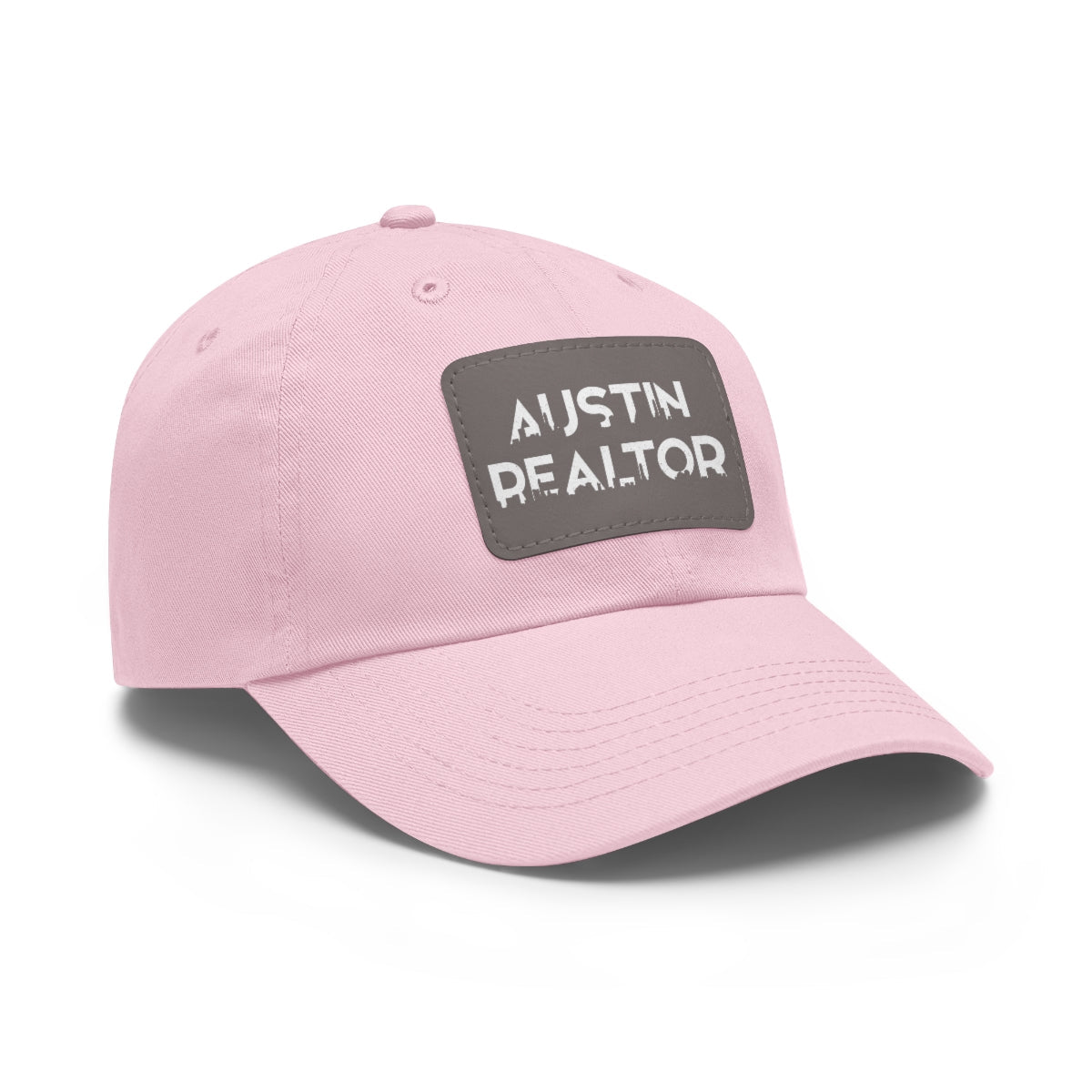 Austin Realtor Skyline Hat with Leather Patch - Hats | ShirtyAgents