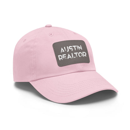 Austin Realtor Skyline Hat with Leather Patch - Hats | ShirtyAgents