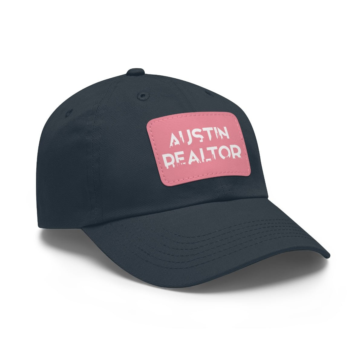 Austin Realtor Skyline Hat with Leather Patch - Hats | ShirtyAgents