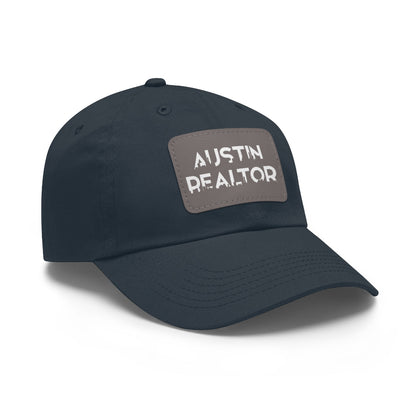 Austin Realtor Skyline Hat with Leather Patch - Hats | ShirtyAgents