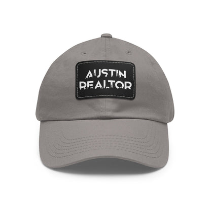 Austin Realtor Skyline Hat with Leather Patch - Hats | ShirtyAgents