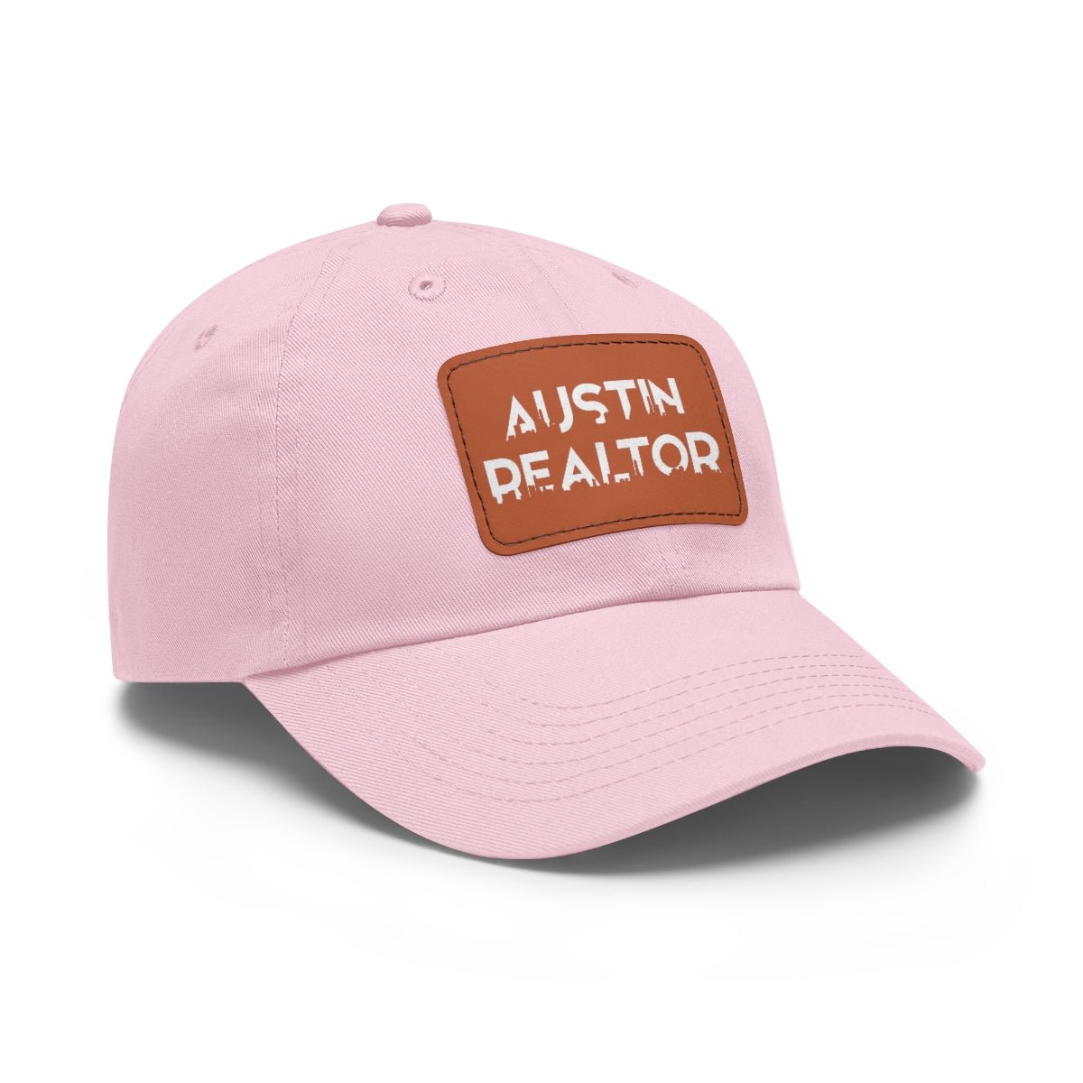 Austin Realtor Skyline Hat with Leather Patch - Hats | ShirtyAgents