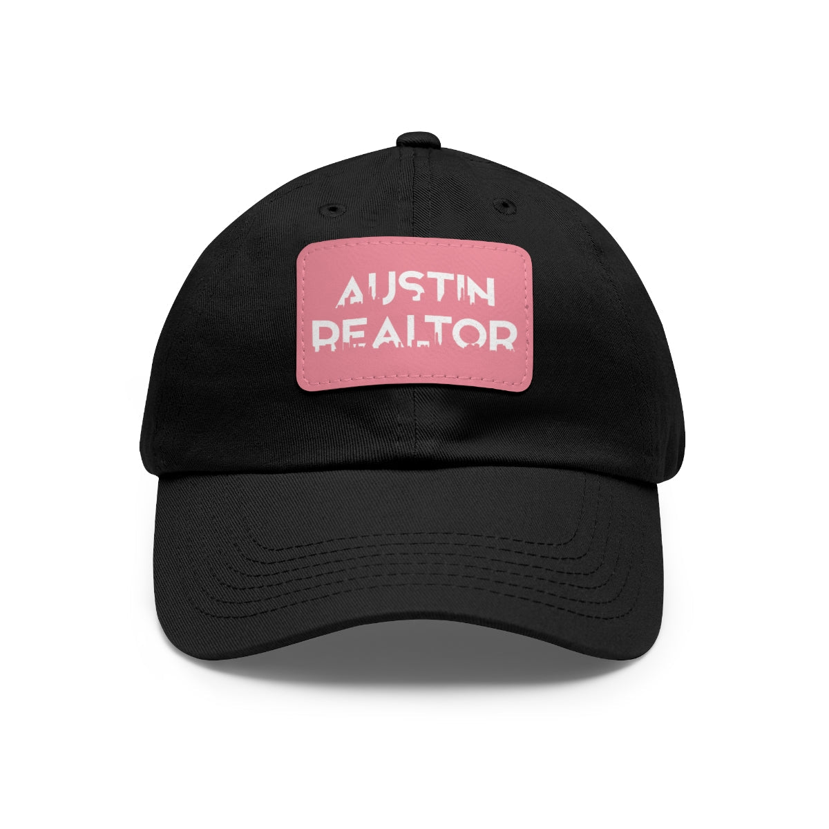 Austin Realtor Skyline Hat with Leather Patch - Hats | ShirtyAgents