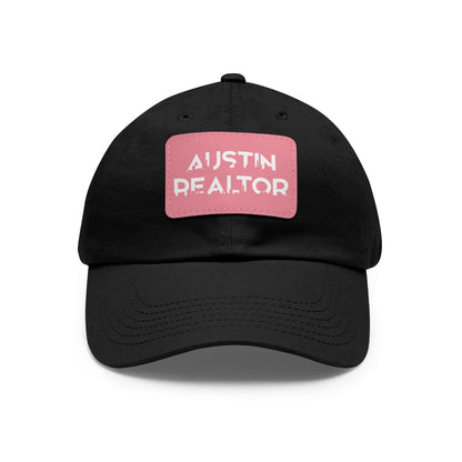 Austin Realtor Skyline Hat with Leather Patch - Hats | ShirtyAgents