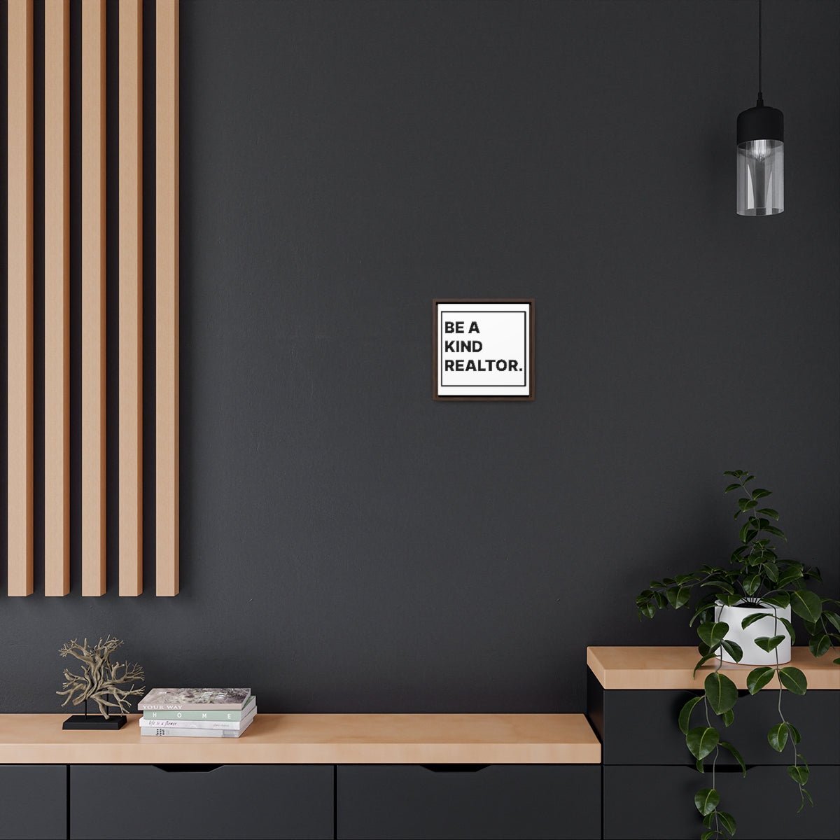 Be A Kind Realtor Canvas - Canvas | ShirtyAgents