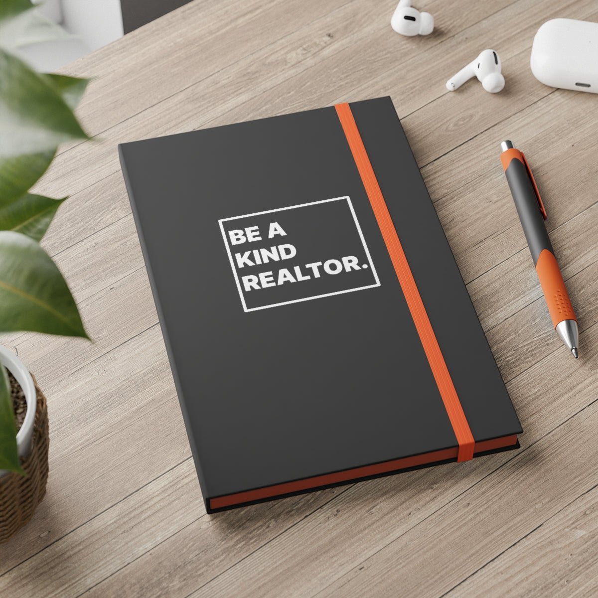 Be A Kind Realtor Ruled Notebook - Paper products | ShirtyAgents