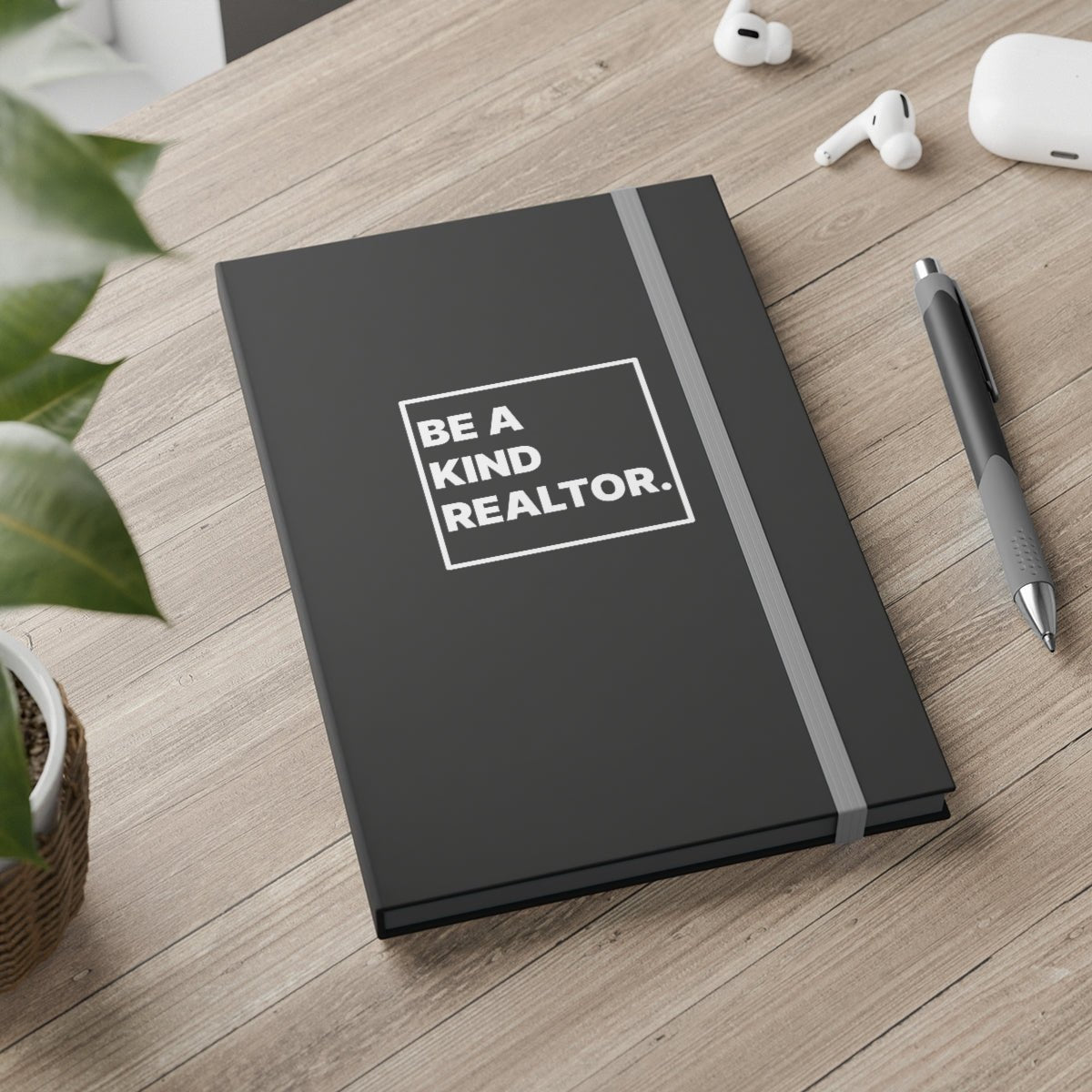 Be A Kind Realtor Ruled Notebook - Paper products | ShirtyAgents
