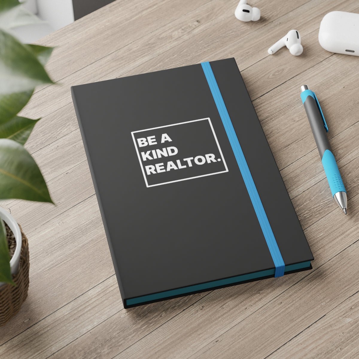 Be A Kind Realtor Ruled Notebook - Paper products | ShirtyAgents