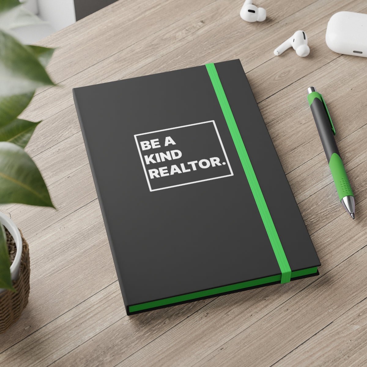 Be A Kind Realtor Ruled Notebook - Paper products | ShirtyAgents
