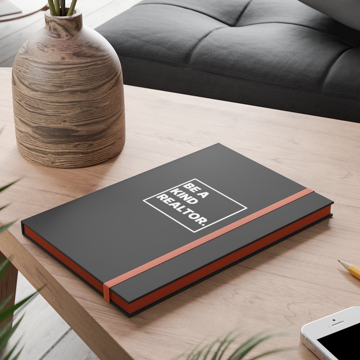 Be A Kind Realtor Ruled Notebook - Paper products | ShirtyAgents