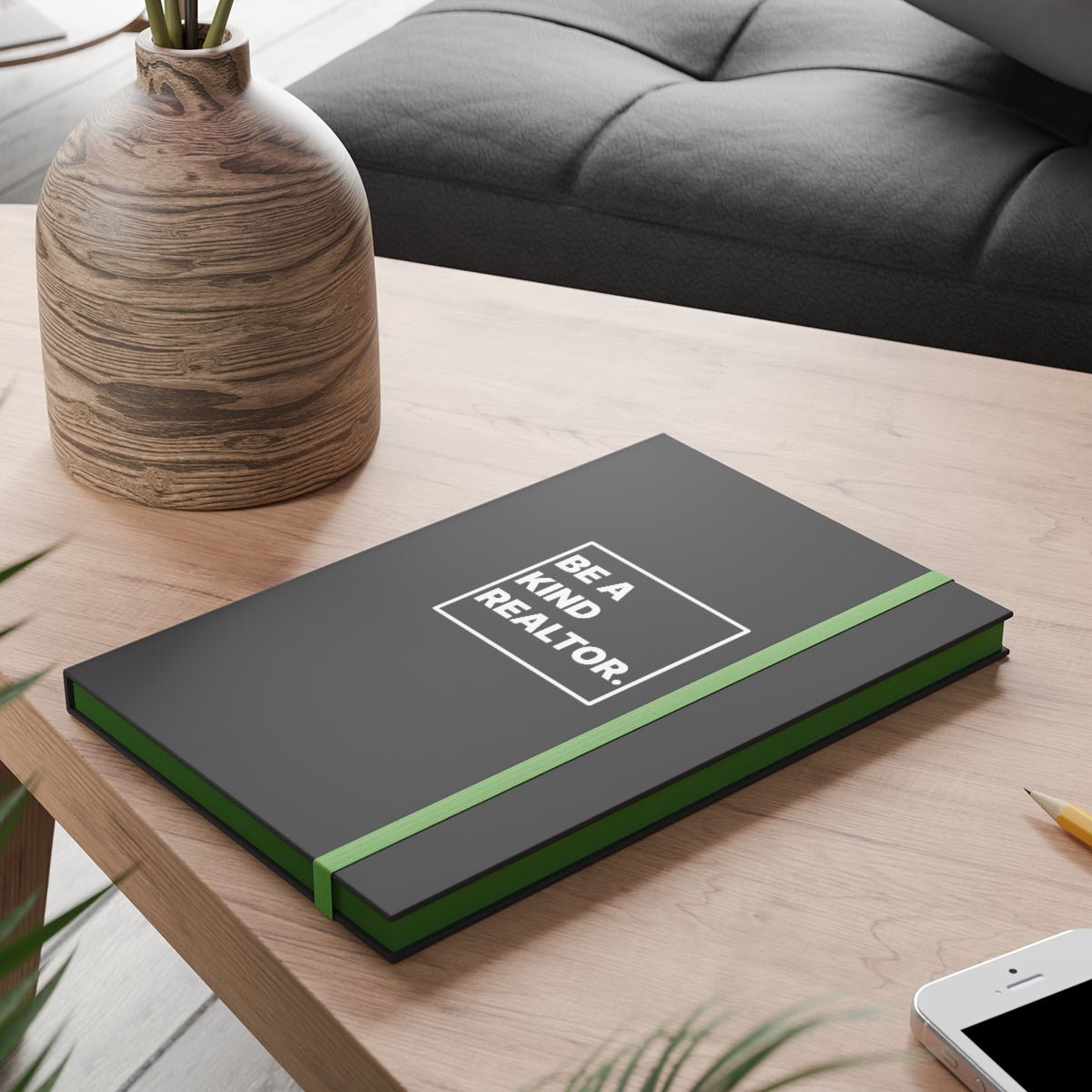 Be A Kind Realtor Ruled Notebook - Paper products | ShirtyAgents