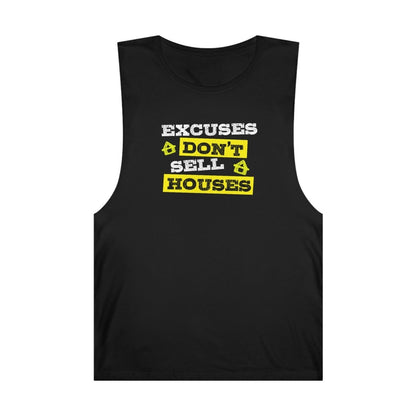 Excuses Don’t Sell Houses – Hustle Does! - Tank Top | ShirtyAgents