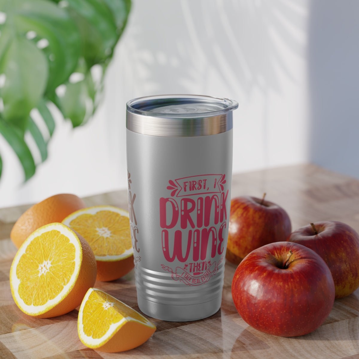 First I Drink Everything Ringneck Tumbler - Mug | ShirtyAgents
