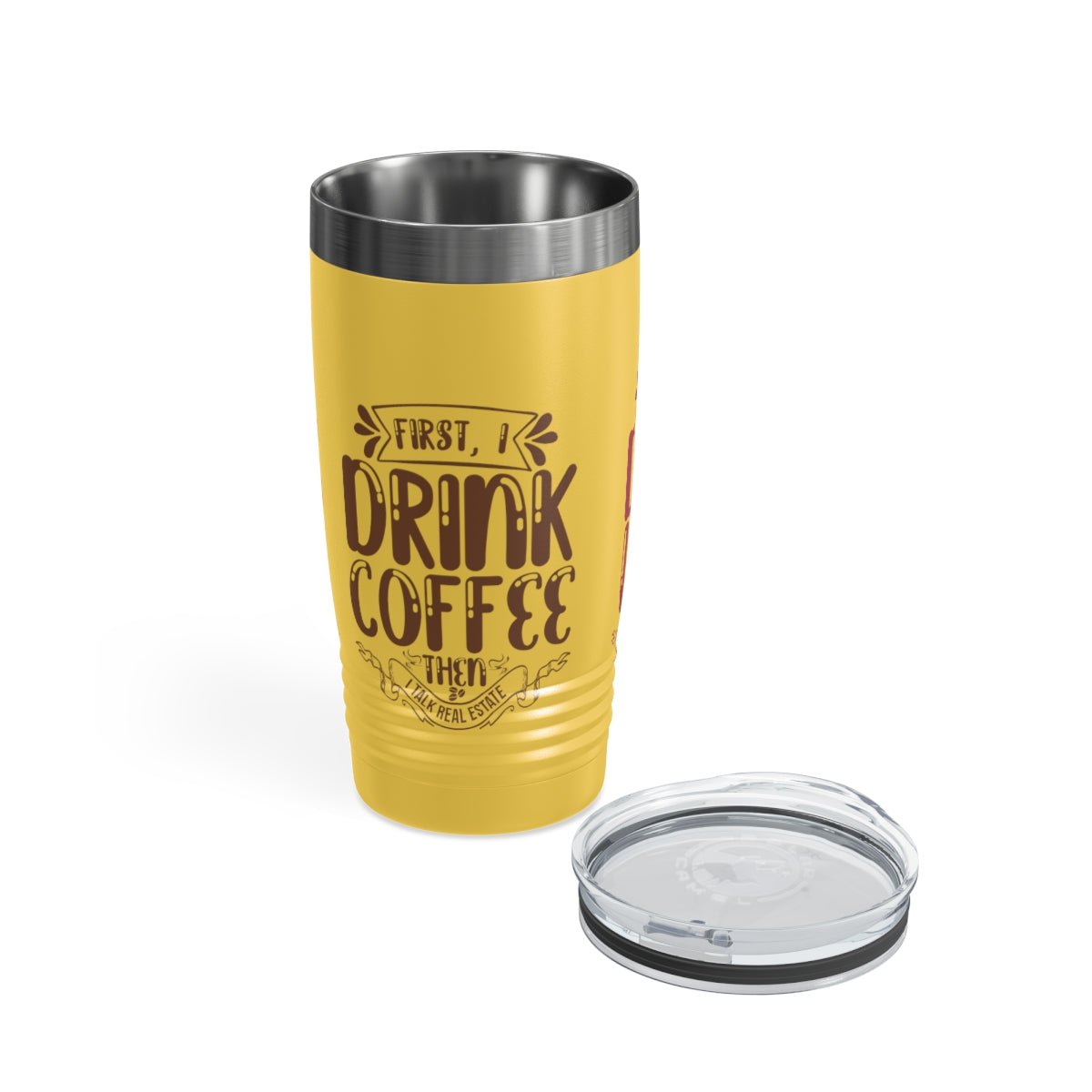 First I Drink Everything Ringneck Tumbler - Mug | ShirtyAgents