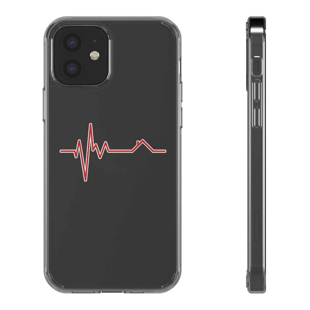 Housebeat Red Clear Phone Case - Phone Case | ShirtyAgents