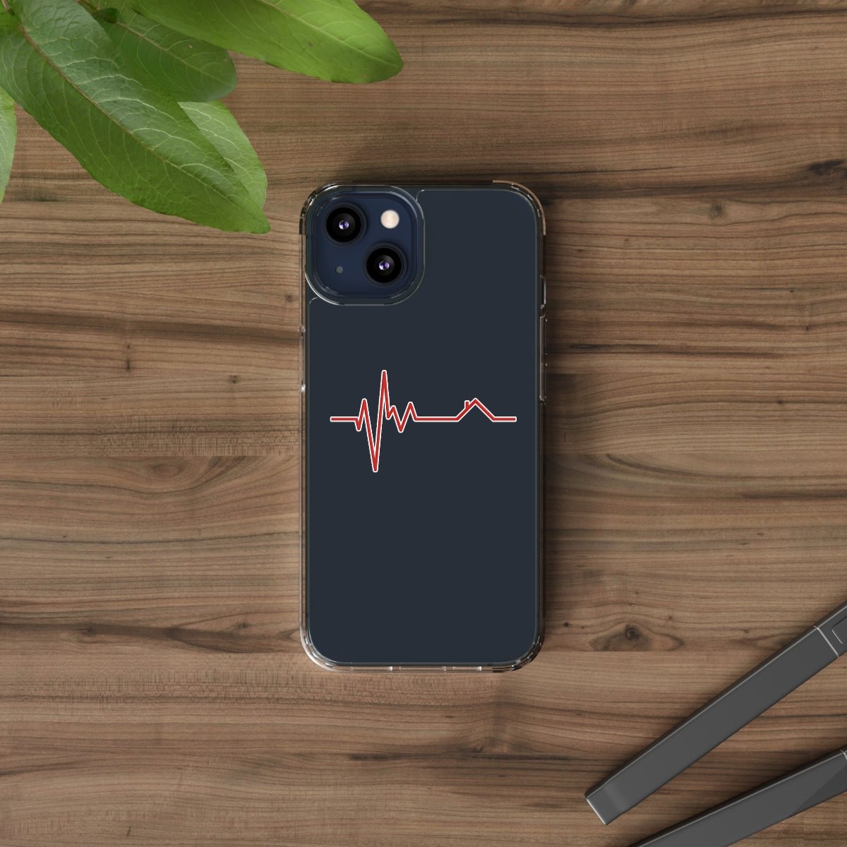 Housebeat Red Clear Phone Case - Phone Case | ShirtyAgents